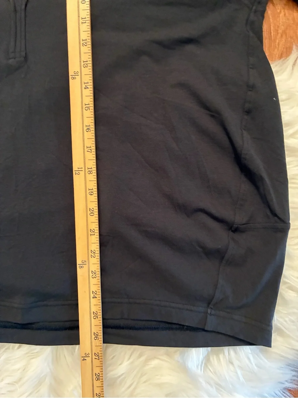 Lululemon Back in Action Long Sleeve Vneck w/Trim Black Sz 6 Cotton LW3HTWS